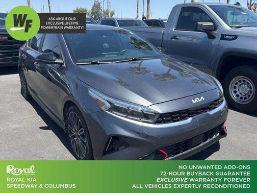 Gray 2022 Kia Forte GT