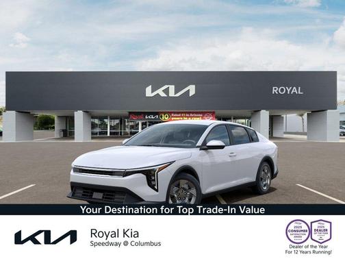 White Pearl 2026 Kia K4 LX