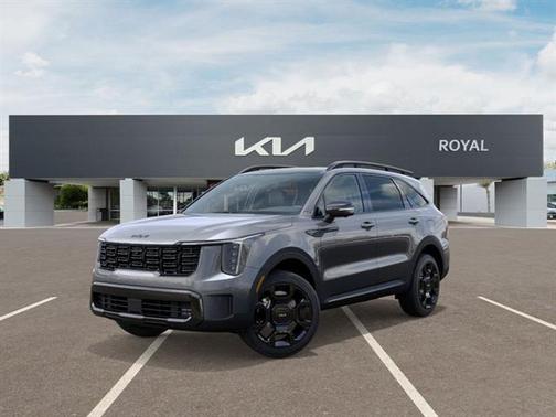 Steel Gray 2026 Kia Sorento Hybrid X-LINE SX PRESTIGE