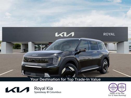 Ebony Black 2026 Kia EV9 Wind