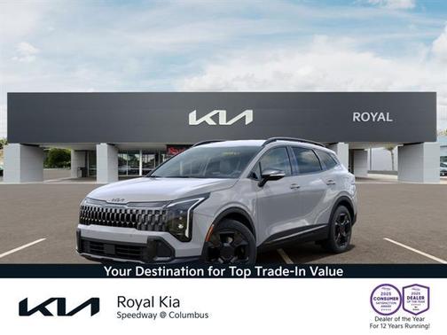 Wolf Gray 2026 Kia Sportage Hybrid X-Line