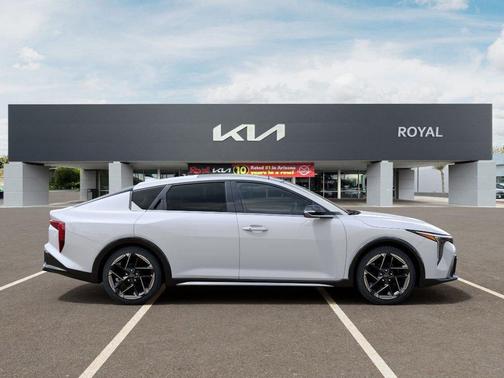 White Pearl 2026 Kia K4 GT-LINE