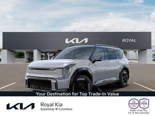 Gray / Black 2026 Kia EV9 GT-Line