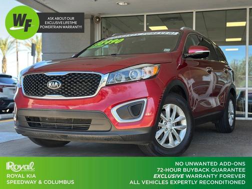 Red 2018 Kia Sorento LX