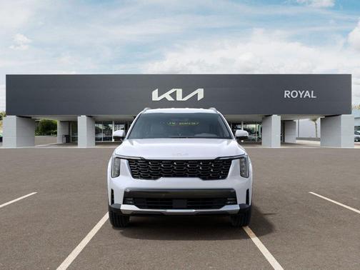 Snow White Pearl 2026 Kia Sorento Hybrid EX