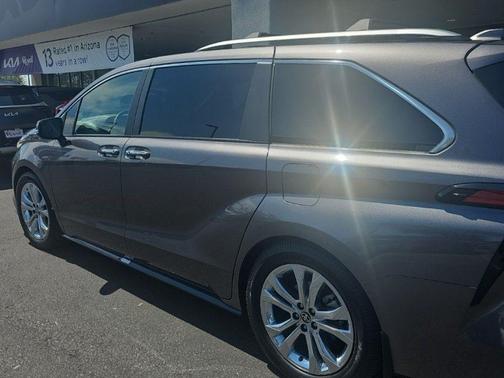 Predawn Gray Mica 2023 Toyota Sienna Platinum 7 passenger