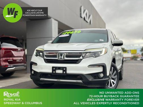 White 2020 Honda Pilot EX-L