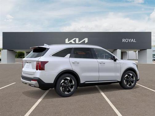 Snow White Pearl 2026 Kia Sorento Hybrid EX