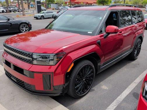Red 2025 Hyundai SANTA FE Calligraphy