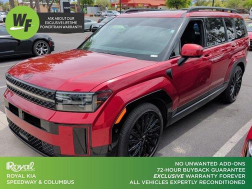 Red 2025 Hyundai SANTA FE Calligraphy