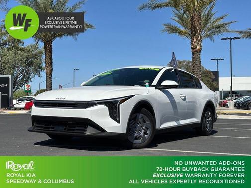 Snow White Pearl 2025 Kia K4 LX