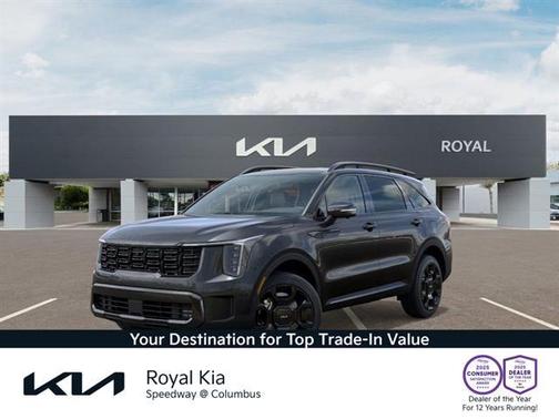 Gray 2026 Kia Sorento Hybrid X-LINE SX PRESTIGE