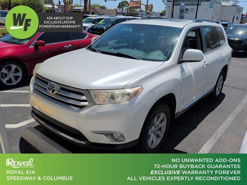 Blizzard Pearl 2012 Toyota Highlander Base