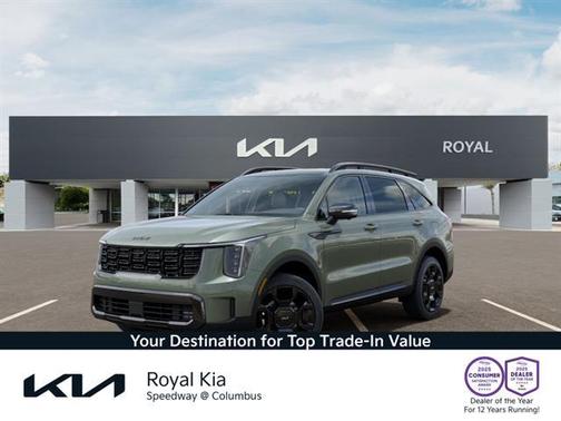 Jungle Green 2026 Kia Sorento X-Line SX