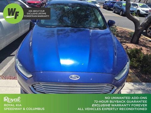 Blue Metallic 2014 Ford Fusion SE