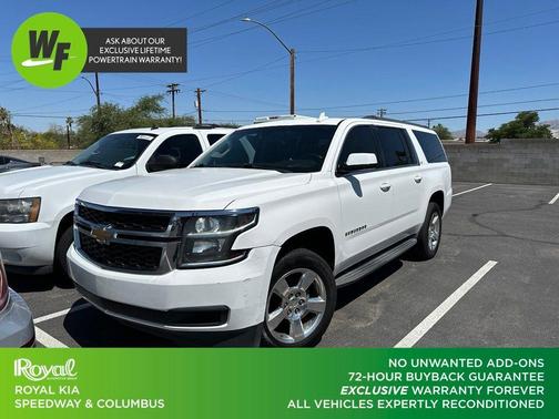 Summit White 2015 Chevrolet Suburban 1500 LT