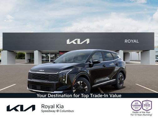 Black 2026 Kia Sportage Hybrid LX