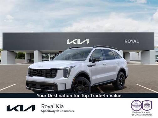 White Pearl 2026 Kia Sorento X-Line SX Prestige