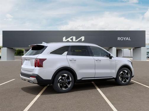 Snow White Pearl 2026 Kia Sorento Hybrid EX