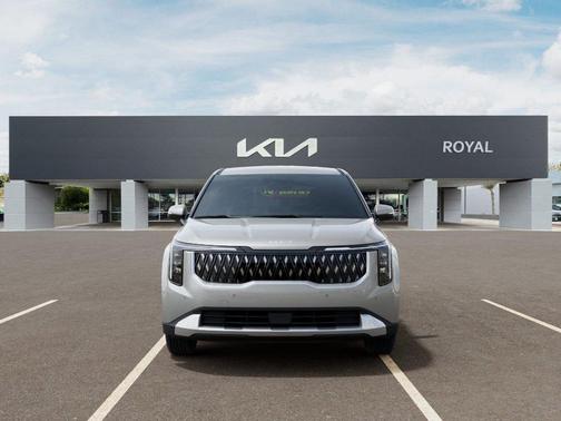 Ivory Silver 2026 Kia Carnival Hybrid EX