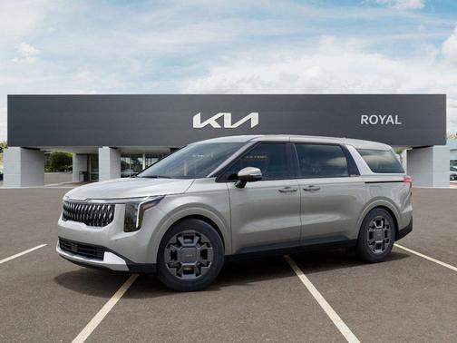 Ivory Silver 2026 Kia Carnival Hybrid EX