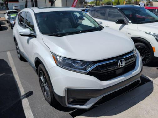 White 2020 Honda CR-V EX-L