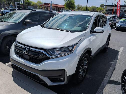 White 2020 Honda CR-V EX-L