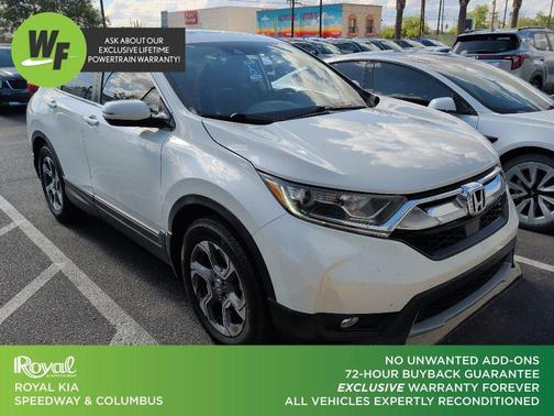 White 2018 Honda CR-V EX