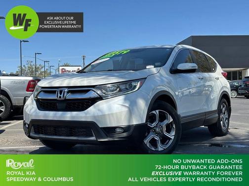 White 2018 Honda CR-V EX