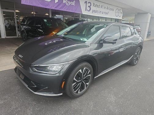 Gray 2022 Kia EV6 Wind