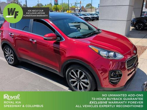 Red 2017 Kia Sportage EX