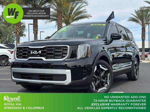 Ebony Black 2025 Kia Telluride S