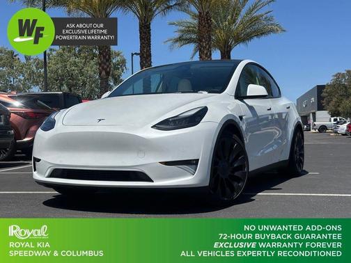 White 2022 Tesla Model Y Performance