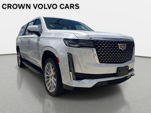 Crystal White Tri-Coat 2022 Cadillac Escalade ESV Premium Luxury