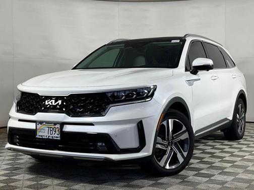 Snow White Pearl 2023 Kia Sorento Plug-In Hybrid SX Prestige