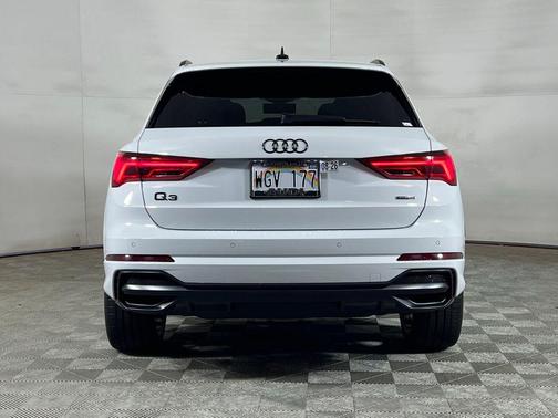 Glacier White 2021 Audi Q3 45 S line Premium Plus