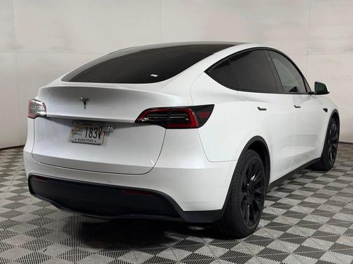 A 2021 Tesla Model Y Long Range Dual Motor All-Wheel Drive