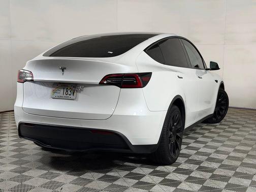 A 2021 Tesla Model Y Long Range Dual Motor All-Wheel Drive