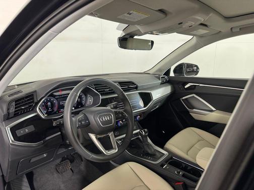 Black Metallic 2025 Audi Q3 45 S line Premium Plus