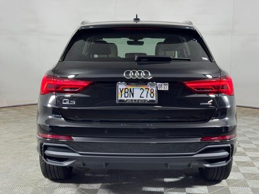 Black Metallic 2025 Audi Q3 45 S line Premium Plus