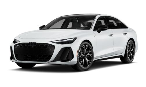 Glacier White metallic 2026 Audi A6 Premium plus Sedan
