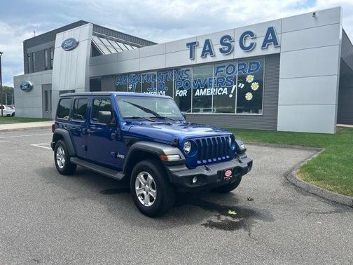 Ocean Blue Metallic 2020 Jeep Wrangler Unlimited Sport