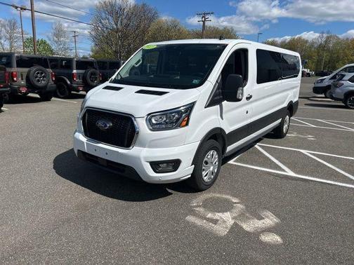 Oxford White 2023 Ford Transit-350 XLT