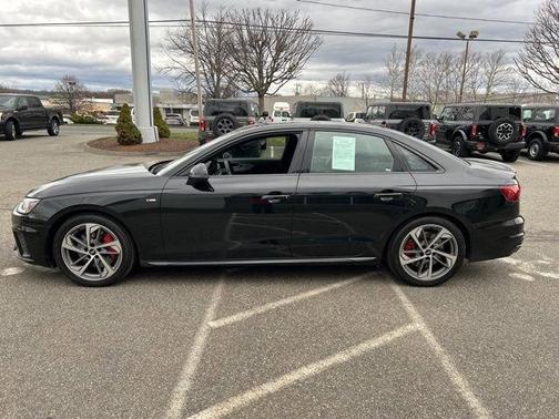 Mythos Black Metallic 2023 Audi A4 45 S line Premium Plus