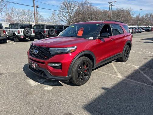 Rapid Red Metallic Tinted Clearcoat 2023 Ford Explorer ST