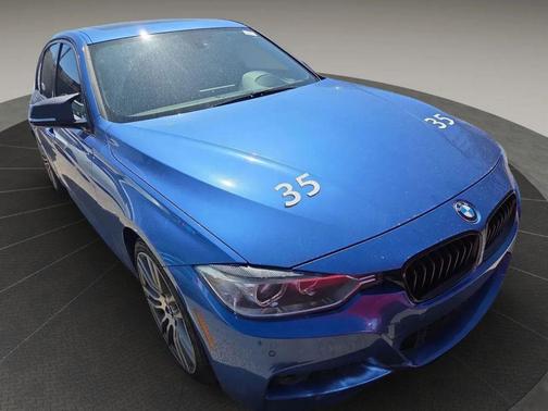 Blue 2015 BMW 335 335i Sedan 4D