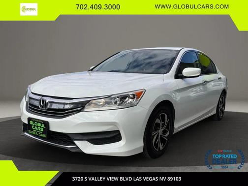 White Orchid Pearl 2017 Honda Accord LX Sedan