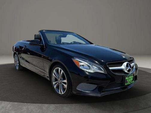 Black 2014 Mercedes-Benz E-Class E 350 Cabriolet 2D