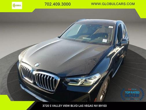 Black 2022 BMW X3 xDrive30i