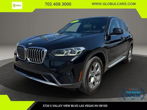 Black 2022 BMW X3 xDrive30i SUV
